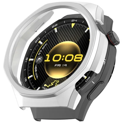 For Huawei Watch GT 6 Pro 46mm Case Semi-Enclosed PC Protective Watch Frame - Silver
