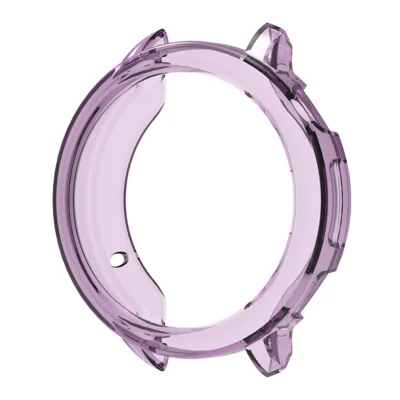 For Oppo Watch X2 Mini Protective Watch Case TPU Hollow Cover - Transparent Purple