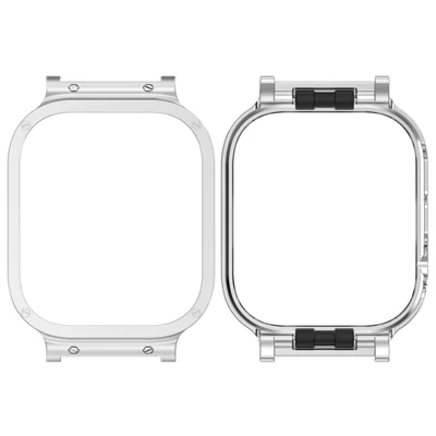 For Xiaomi Redmi Watch 6 Metal Watch Case Lightweight Smart Watch Protector (20MM Inner Diameter) - Silver