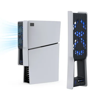 DOBE FOMIS ELECTRONICS TP5-35159 Für Sony PlayStation 5 Pro/5 Slim Lüfter Dual-Lüfter-Design intelligente Temperaturregelung - Weiß