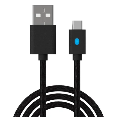 DOBE FOMIS ELECTRONICS TY-0803D 0.8m Cable de Carga USB-A a USB-C para Control de Juego para Sony PlayStation 5 / Nintendo Switch / Xbox Series (sin Función de Sincronización de Datos) - Negro