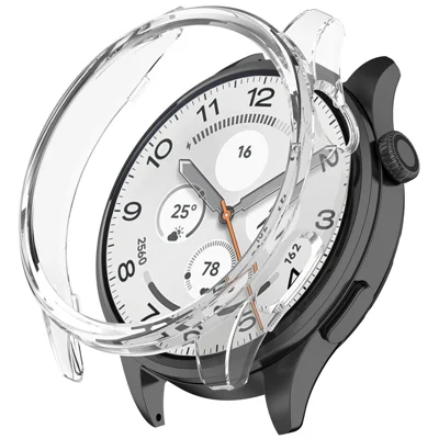 Für Xiaomi Watch 5 Hülle Transparent PC Durchsichtiger Uhrrahmen Schutzhülle - Transparent