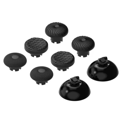DATA FROG PS5EC8-BK-NUG 8 stk. Thumbstick Caps til PS5 / PS4 / XBOX / Nintendo Switch Controller Gamingtilbehør - Sort