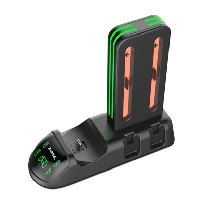 DOBE FOMIS ELECTRONICS TNS-51105 Charging Dock for Nintendo Switch/Switch 2/Switch Pro/Switch 2 Pro/OLED - Black