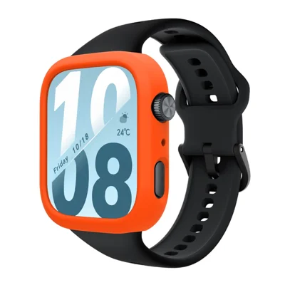 Beskyttelsesdæksel til Honor Watch X5i i støddæmpende, skræmfri silicone - Orange
