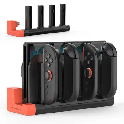 TRANSNOVO S73-013 для Nintendo Switch 2, зарядная станция на 4 контроллера со светодиодным индикатором