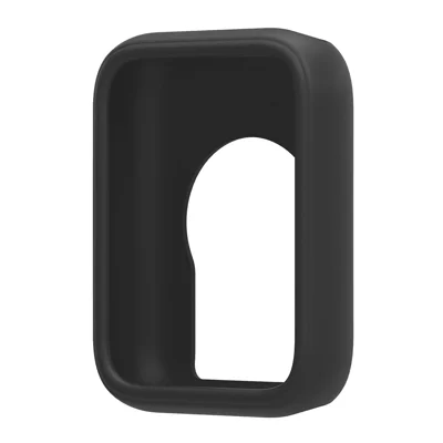 غطاء واقي من السيليكون مقاوم للصدمات والخدوش لساعة Xiaomi Smart Band 10 Pro - أسود