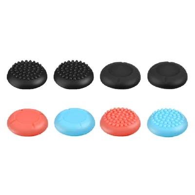 8Pcs For Nintendo Switch 2 Silicone Threaded Anti-Slip Texture Joystick Caps Thumbstick Covers