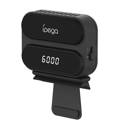 IPEGA PG-SW2256 Cooling Fan for Nintendo Switch 2 / Switch LED Display 6000 RPM 3-Speed USB-C Console Cooler - Black