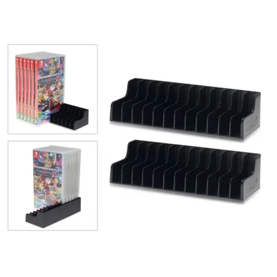 DOBE 2Pcs TNS-857 Boîtier de rangement pour cartes de jeu Support de rangement pour Nintendo Switch