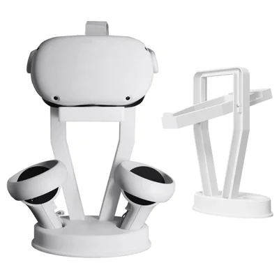 Jys Jys-oc002 Desktop Speicherstand VR Headset Controller Halter Display Rack Für Oculus Quest 2 - Weiß