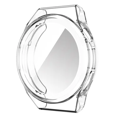 Smart Watch Anti-scratch Protective Frame Full Coverage TPU Case for Huawei Watch GT Runner - Transparent