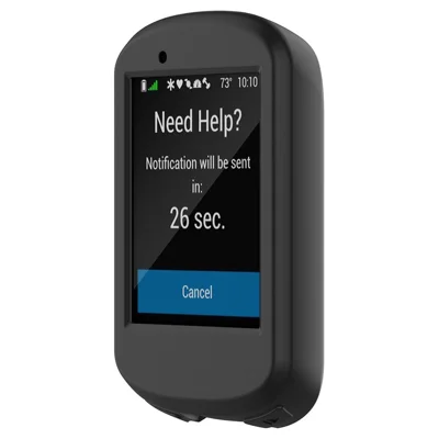 Мягкий силиконовый чехол для велокомпьютера Garmin Edge 830 - защитный чехол, черный
