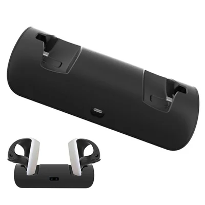 KJH KJH-PVR2-001 Ladestation für PS VR2-Griff mit Anzeige Doppel-Controller-Ladegerät - Schwarz
