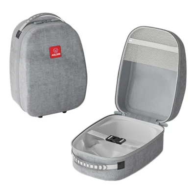 AOLION WG-006057 Capa de Transporte para PS VR2 Bolsa de Armazenamento de EVA Duro+Oxford Cloth - Cinza