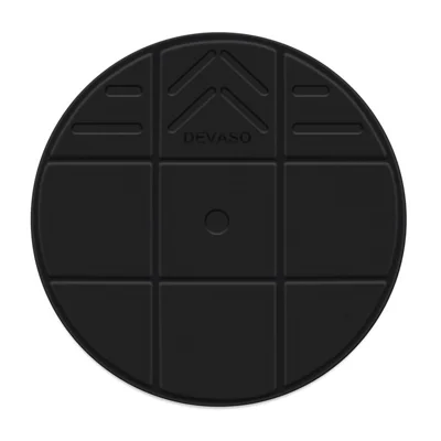DEVASO Tapis de Jeu Virtuel Anti-Dérapant de 100 CM de Diamètre pour le Sport de Simulation VR
