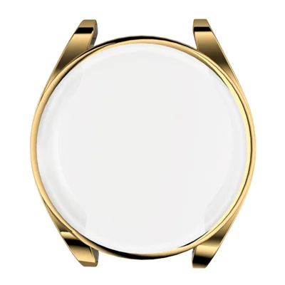 For Huawei Watch Buds Electroplating TPU Watch Frame Smartwatch Protective Case Edge Cover - Gold