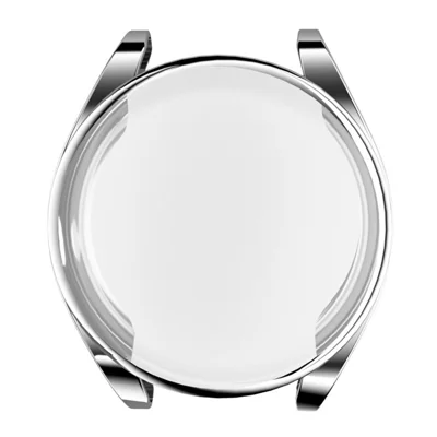 For Huawei Watch Buds Elektropladeret TPU Urkasse Smartur Beskyttelsesdæksel Kantdæksel - Sølv