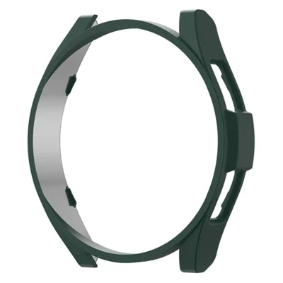 Per Samsung Galaxy Watch6 44mm Anti-collision Matte Watch Case PC Hollow Protective Frame - Verde Scuro