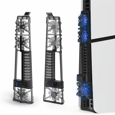 Охлаждающий вентилятор для консоли Sony PS5 Slim с эффектом RGB-освещения JYS P5175