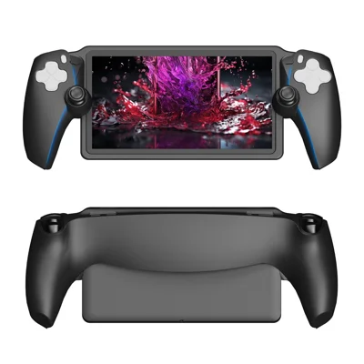 JYS JYS-P5183 Silicone Protective Skin for PS5 Portal Handheld Game Console Shockproof Case - Black