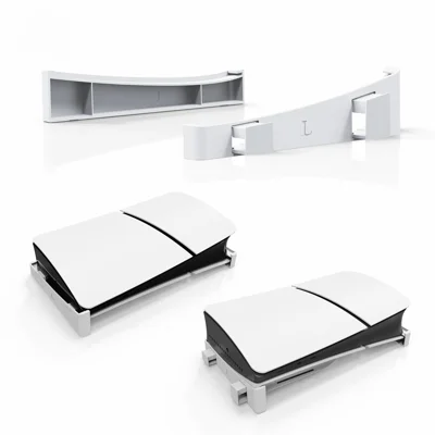 JYS JYS-P5189 Staffa Orizzontale Universale per Console PS5 Slim (Versione Digital / Optical Drive) - Bianco