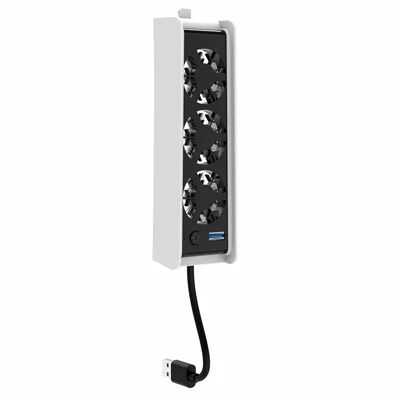 IPEGA PG-P5S004 Cooling Fan for PS5 Slim Console 3 Speeds Adjustable Cooler Fan with LED Light