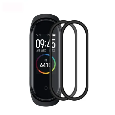 2pcs/set Enkay Hut Prince 3D PC Edge + PMMA Full Siebsschutzfilm Für Xiaomi Mi Band 4
