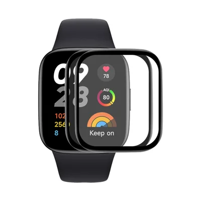 ENKAY HAT PRINCE For Xiaomi Redmi Watch 5 Active 2Pcs Screen Protector   3D Curved PC + PMMA Ultra Clear Film - Transparent