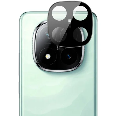 IMAK For Xiaomi Redmi Note 14 Pro+ 5G Camera Lens Protector Tempered Glass HD Clear Lens Film (Black Version)