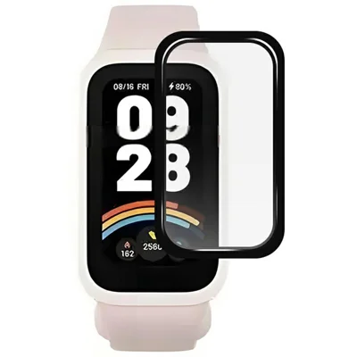 RURIHAI For Xiaomi Smart Band 9 Active Watch Screen Protector 3D PMMA Full Glue Film