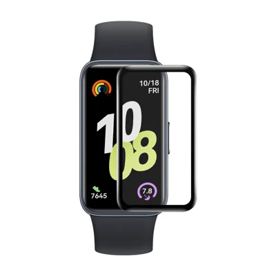 واقي شاشة لجهاز Huawei Band 10 من ENKAY HAT PRINCE مصنوع من البولي كربونات + PMMA مقوس ثلاثي الأبعاد شفاف فائق - شفاف
