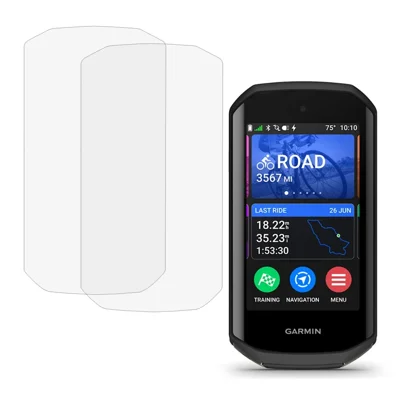 2Pcs For Garmin Edge 1050 Screen Protector Bike Cycling Computer Clear TPU Film