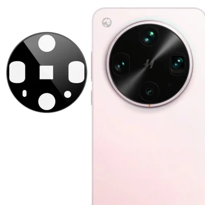 IMAK For Oppo Find X8 Ultra 5G Camera Lens Protector Tempered Glass HD Clear Lens Film (Black Version)