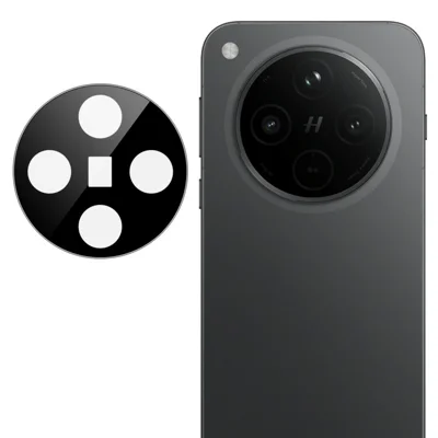 IMAK For Oppo Find X8s+ 5G Camera Lens Protector Tempered Glass HD Clear Lens Film (Black Version)