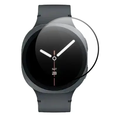 RURIHAI For Samsung Galaxy Watch8 44mm PMMA Screen Protector 3D Full Glue Watch Screen Film