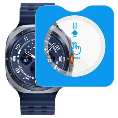IMAK til Samsung Galaxy Watch Ultra 47 mm, skærmværn i krognet glas med installationsværktøj