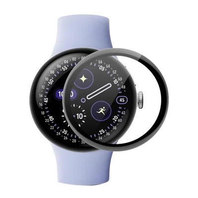 ENKAY HAT PRINCE For Google Pixel Watch 4 41mm Screen Protector   3D Curved PC + PMMA Ultra Clear Film - Transparent