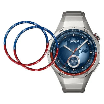 2Pcs / Pack For Huawei Watch GT 6 Pro 46mm Screen Protector Smart Watch HD Clear PMMA Film - Red / Black