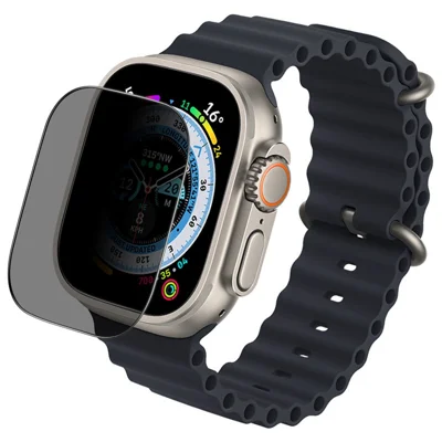 IMAK Anti Peep Watch Film for Apple Watch Ultra 3  /  Ultra 2  /  Ultra 49mm Privacy Screen Protector Full Coverage Tempered Glass