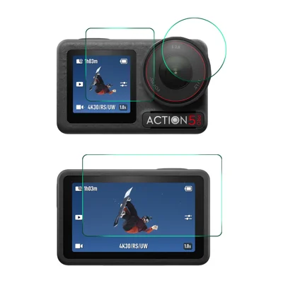 Für DJI Osmo Action 5 Pro Bildschirmschutz ENKAY HAT PRINCE 9H Hochfester Aluminium-Silizium-Glas-Folie - Transparent