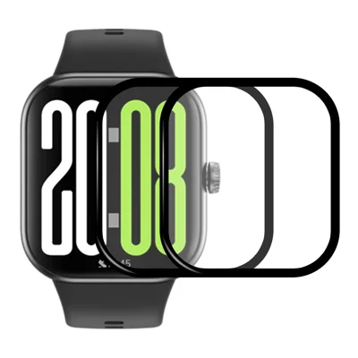2Pcs / Pack For Honor Watch X5i Screen Protector Smart Watch HD Clear PMMA Film - Black