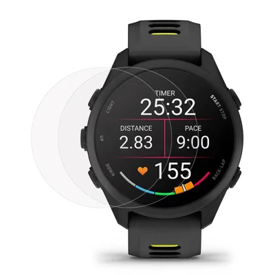 قطعتان لواقي شاشة Garmin Forerunner 170 شفافان من فيلم TPU - شفاف