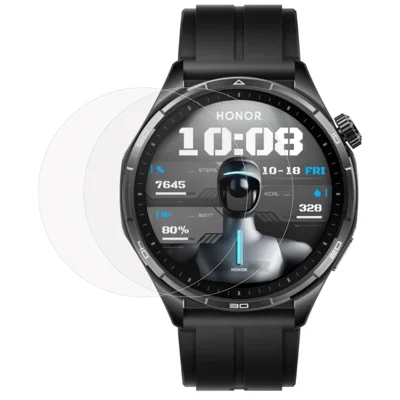 قطعتان لحماية شاشة ساعة Honor Watch 6 Plus، فيلم شفاف من مادة TPU - شفاف