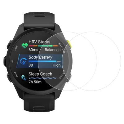 قطعتان لواقي شاشة Garmin Forerunner 70 شفافان من فيلم TPU - شفاف