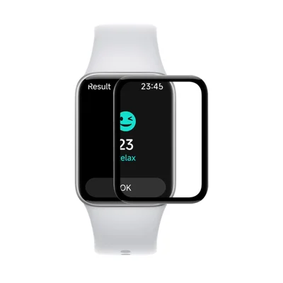  HAT PRINCE pour Xiaomi Smart Band 10 Pro Protecteur d'écran ENKAY  Film courbé 3D en PC + PMMA ultra clair - Transparent