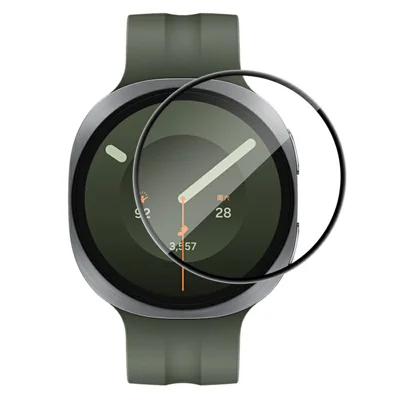 RURIHAI For Samsung Galaxy Watch9 40mm PMMA Screen Protector 3D Full Glue Watch Screen Film - Black