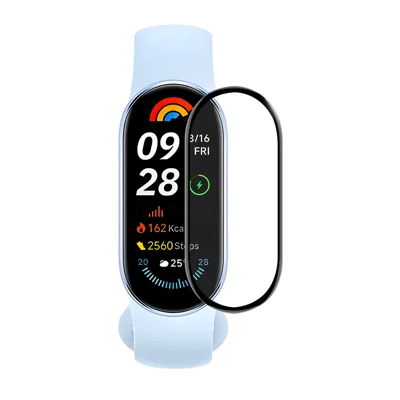  HAT PRINCE für Xiaomi Smart Band 11 NFC / Xiaomi Smart Band 11 Displayschutzfolie ENKAY 3D-gekrümmte PC + PMMA ultraklare Folie - Transparent