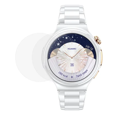 2Pcs For Huawei Watch 6 Pro 43mm Watch Screen Protector Clear TPU Film - Transparent