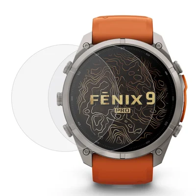 2Pcs For Garmin Fenix 9 Pro AMOLED 51mm / Fenix 9 Pro Solar 51mm Screen Protector Tempered Glass 2.5D HD Watch Screen Film